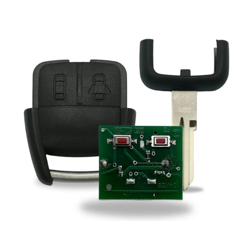 Chave controle telecomando Chevrolet Completo Gm Astra Alarme Original 1999 2001 2002 com lâmina