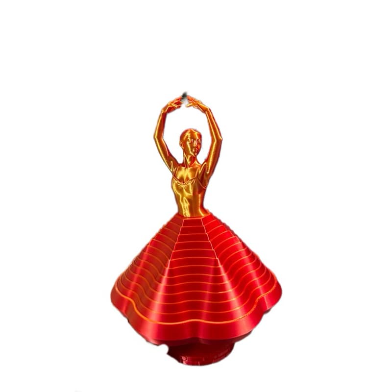 Bailarina sensorial articulada 17cm decorativa e entretenimento relaxante para adultos e crianças e fãs de balé