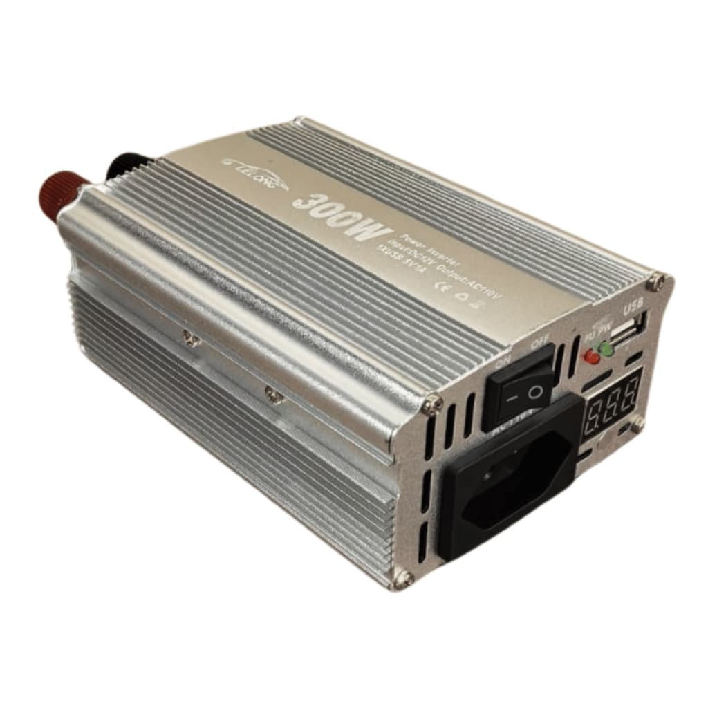 Inversor Automotivo 300W Veicular 12V Para 110V Display