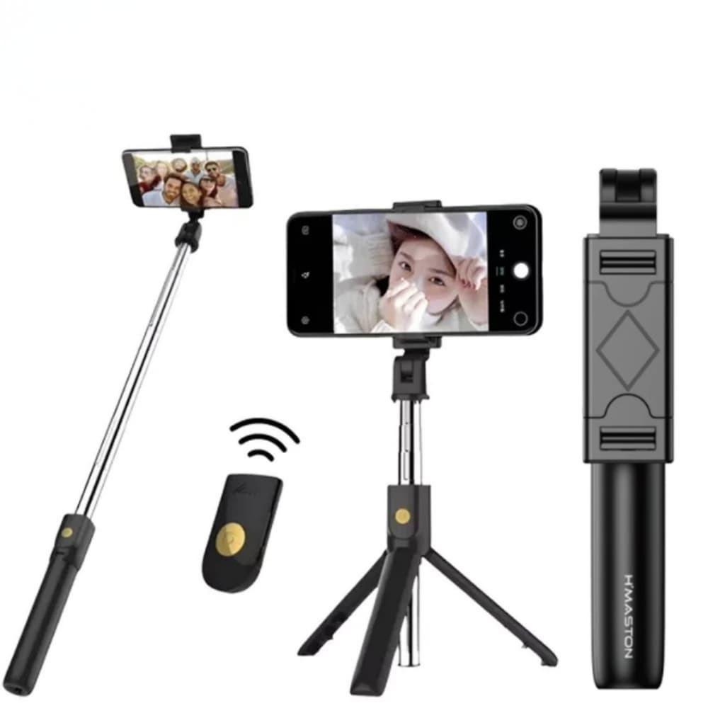 Bastao de selfie tripe retratil Bluetooth
