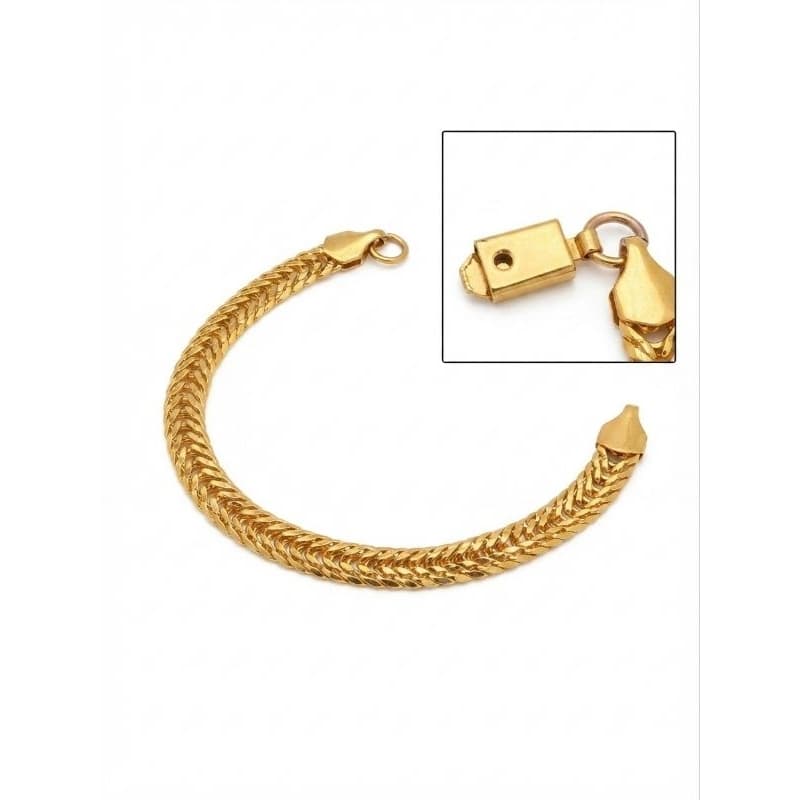 Pulseira Masculina Grumet Dupla 5mm - Antialérgica e Durável