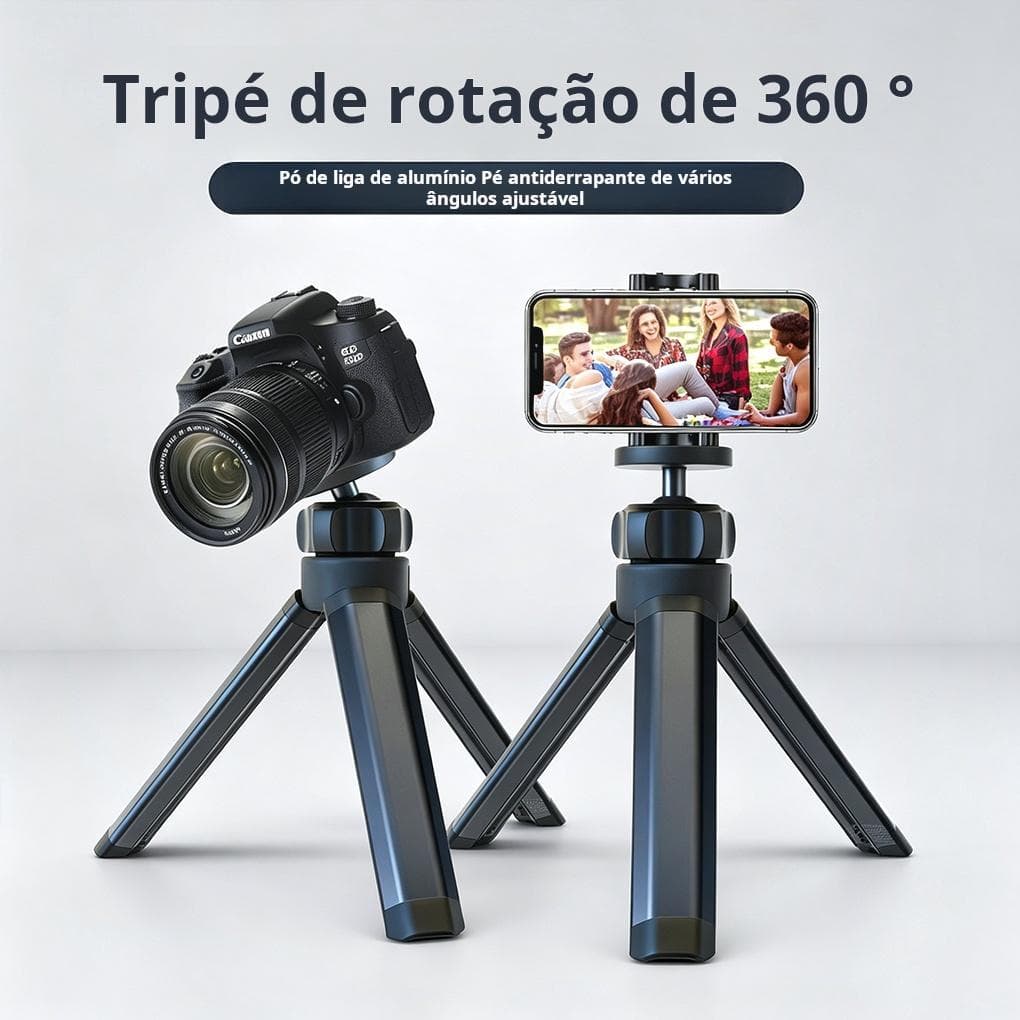 ONEX 360°  Tripé de Mesa Compacto para Câmera, Mini Selfie, GoPro, DJI Osmo Action 6/5/4/3/360