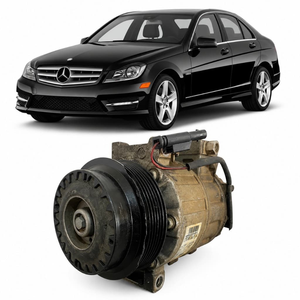 Compressor Ar Condicionado Mercedes C180 C200 2012 2014
