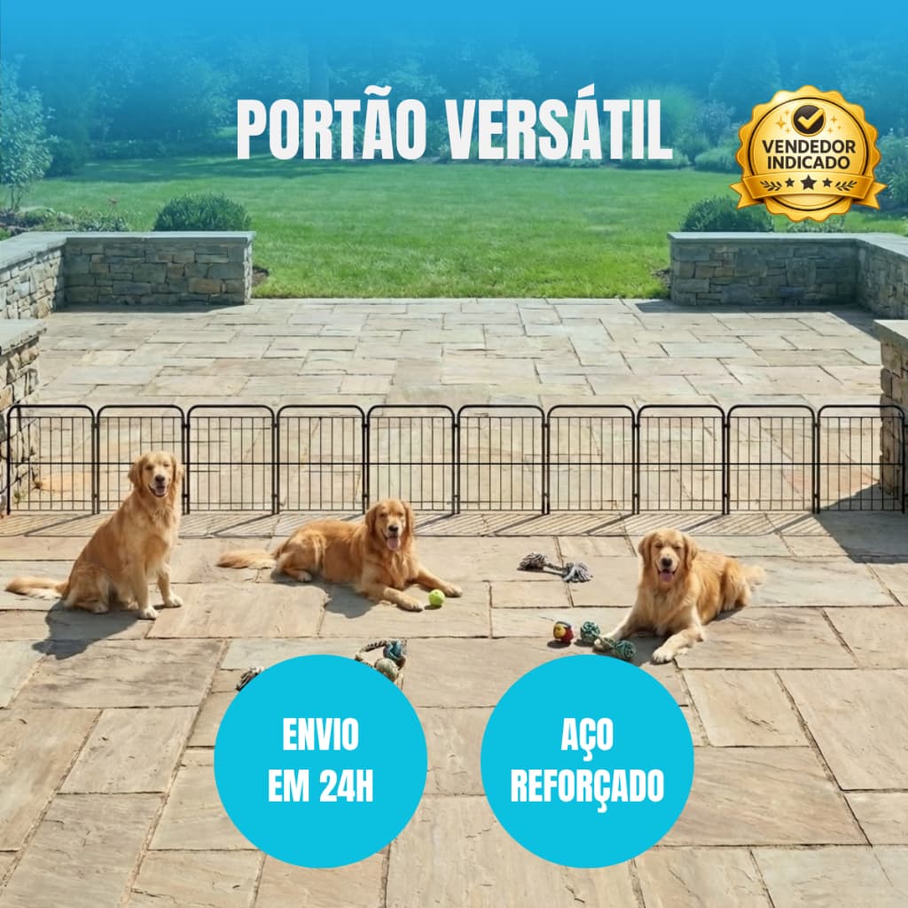 Portão Pet Dobrável para Ambientes Residenciais