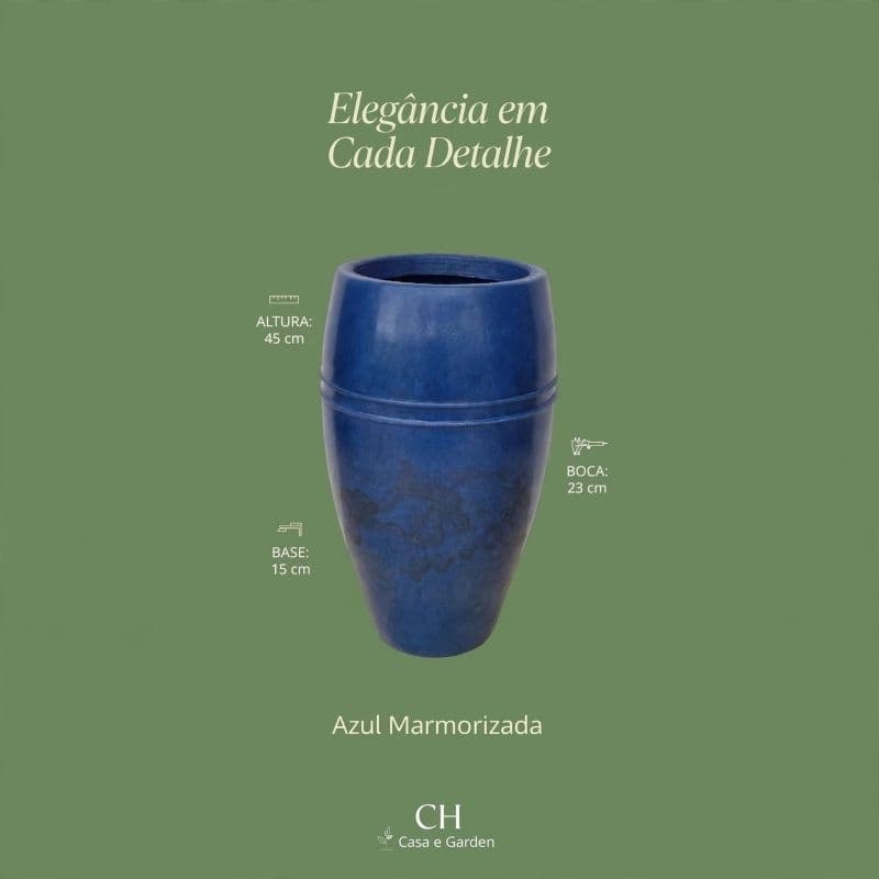 Vaso Coluna Egípcia Marmorizada Para Plantas e Decoração,vaso Elegante (129)