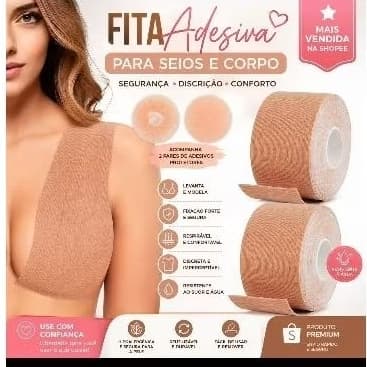 Fita Adesiva para Seios de Protetores de Mamilo |