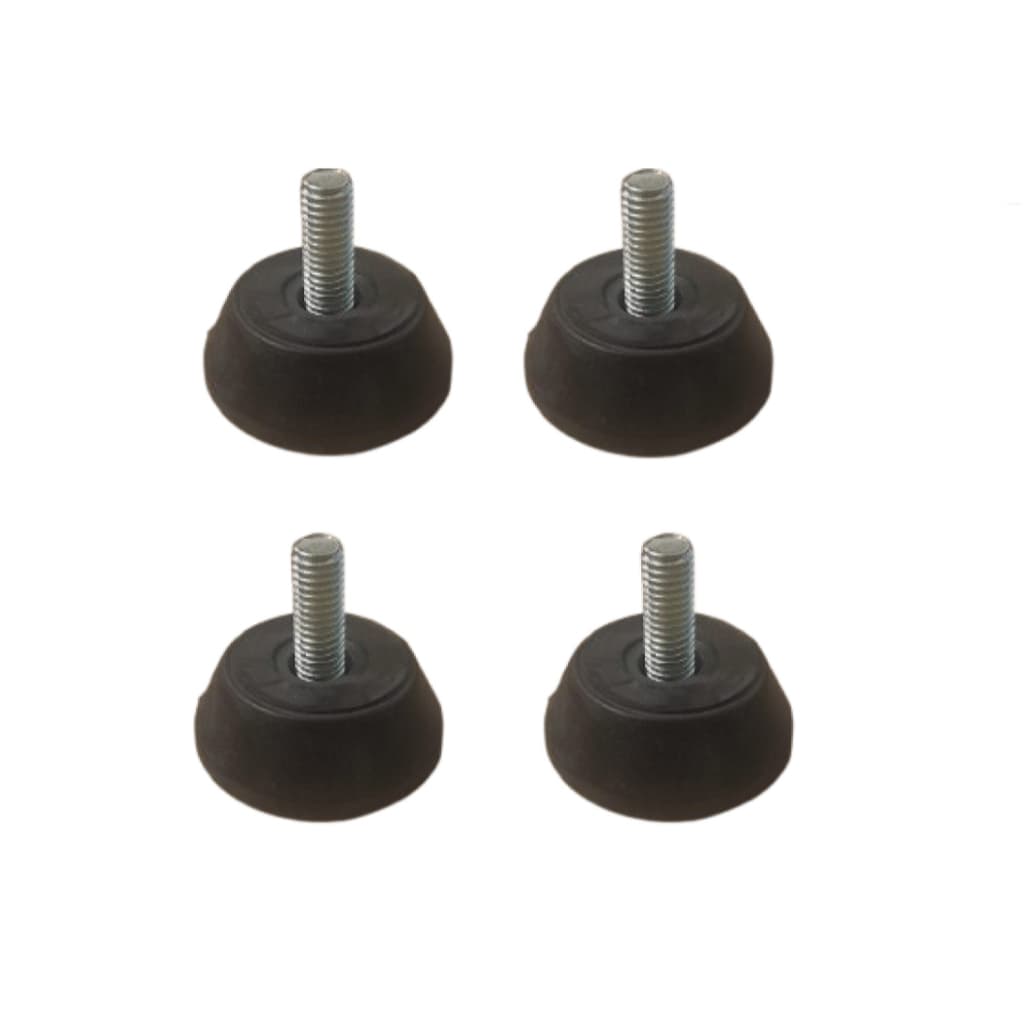 kit 4 unidades pé sapata nivelador para máquina multifuncional misturadora sovadeira massa Arke Multimix MMX rosca M8
