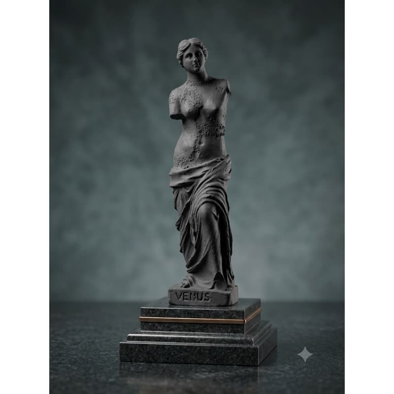 Estátua Vênus/ escultura grega/ estátua decorativa/ estátua deusa Afrodite / 14 cm