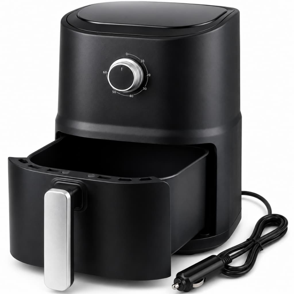 Air Fryer 24V Automotiva 3L Fritadeira Sem Óleo Para Caminhão Motorhome