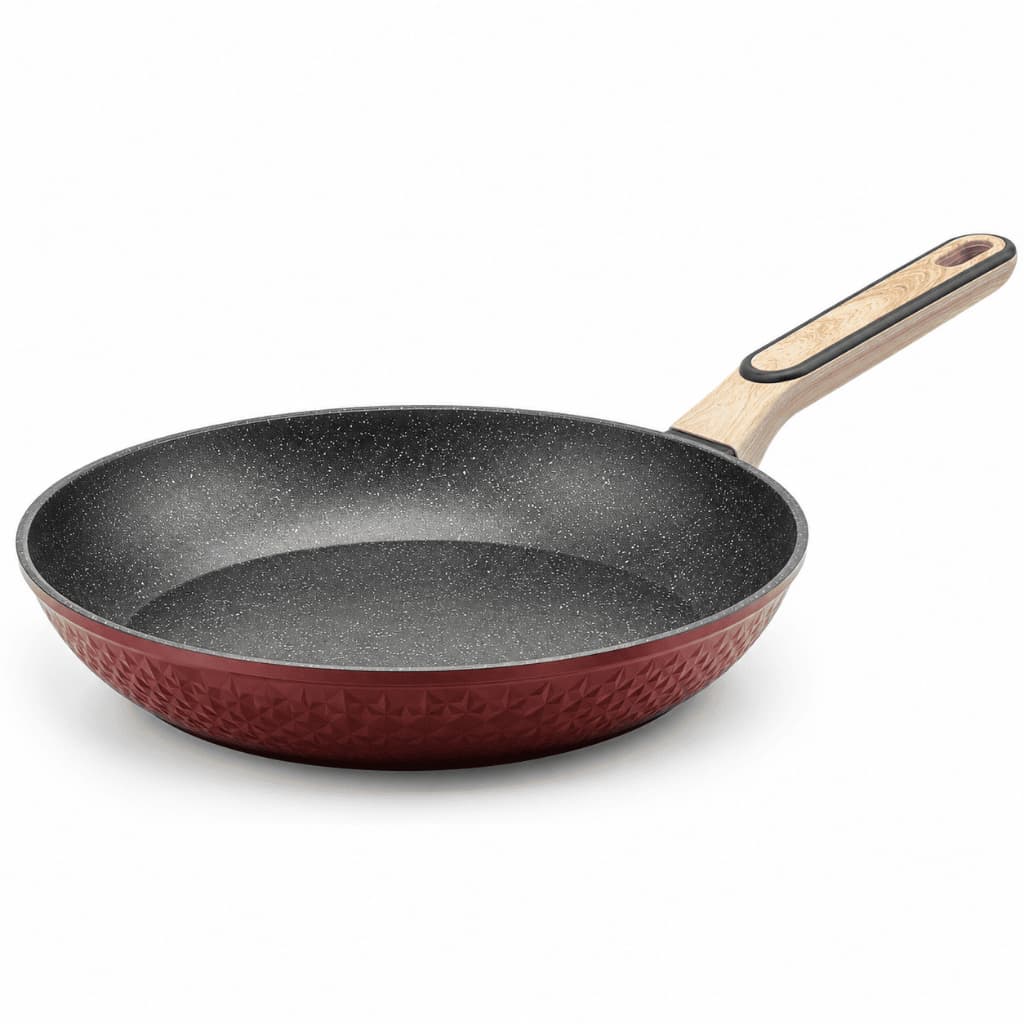 Frigideira 26cm Titanium Cerâmica Antiaderente Frigigold Bege com Tampa de Vidro Cabo Baquelite Premium