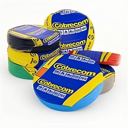 Cabo Flexível 1,5mm² COBRECOM ORIGINAL Rolo 100m Alta qualidade COBRE puro normatizado