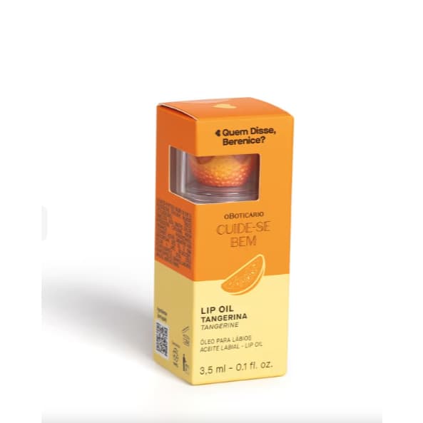 Lip Oil Coral Cuide-se Bem Tangerina 3,5ml QUEM DISSE BERENICE