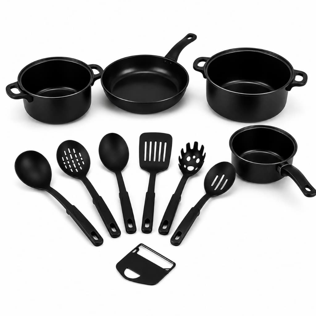 Queima De Estoque Jogo Panelas Antiaderente Conjunto Kit Frigideira Caçarola Cozinha Completa Oferta Especial
