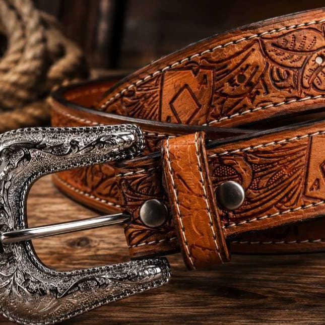 Cinto Cowboy Country Rebaixado Original Luxo Legítimo Masculino e Feminino Pronta Entrega