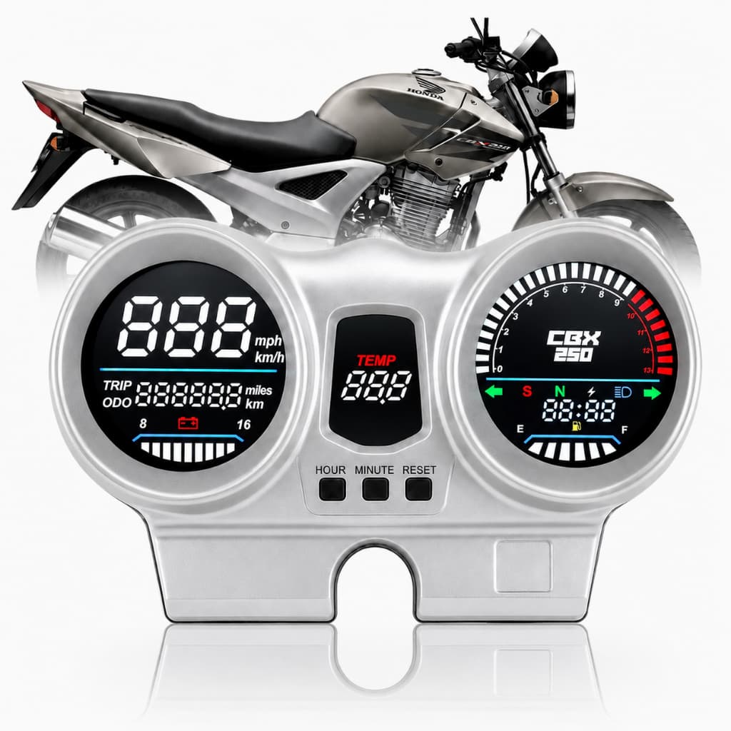 Painel Completo Para Honda Cbx250 Twister 2001 a 2008 Medidor De Velocidade 37100-KPF-961