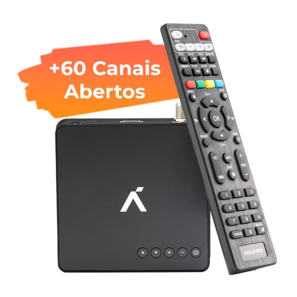 Receptor TV Via Satélite Aquário DTH-9000 Banda KU Full HD