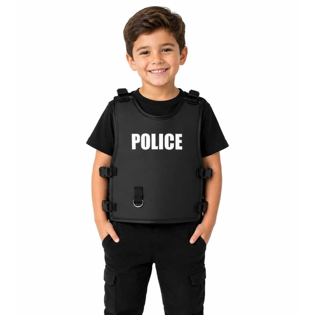 Colete Policial Infantil / Fantasia Policial / Colete Fantasia Policial Infantil
