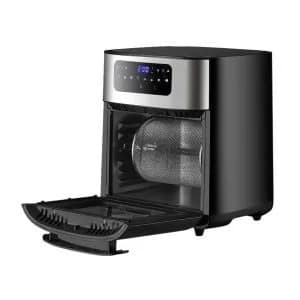 Fritadeira Elétrica Airfryer Sem Óleo 12l Antiaderente Preto