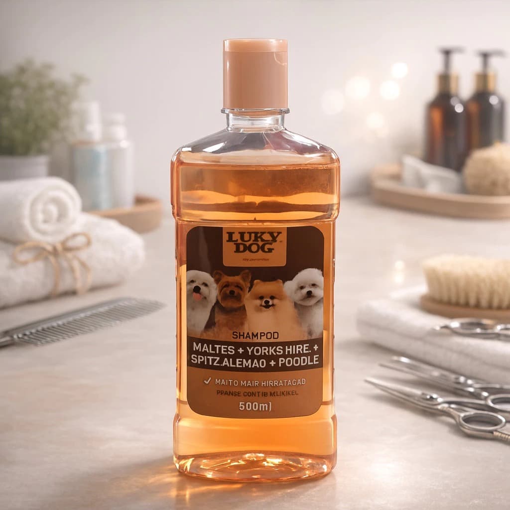 Shampoo 500 Ml Lucky Dog Maltês Yorkshire Spitz Poodle