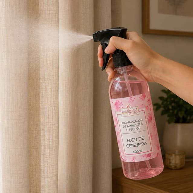 Home Spray Aromatizador de Ambientes e Tecidos 500ml Spray Perfumador Diversas Fragrâncias