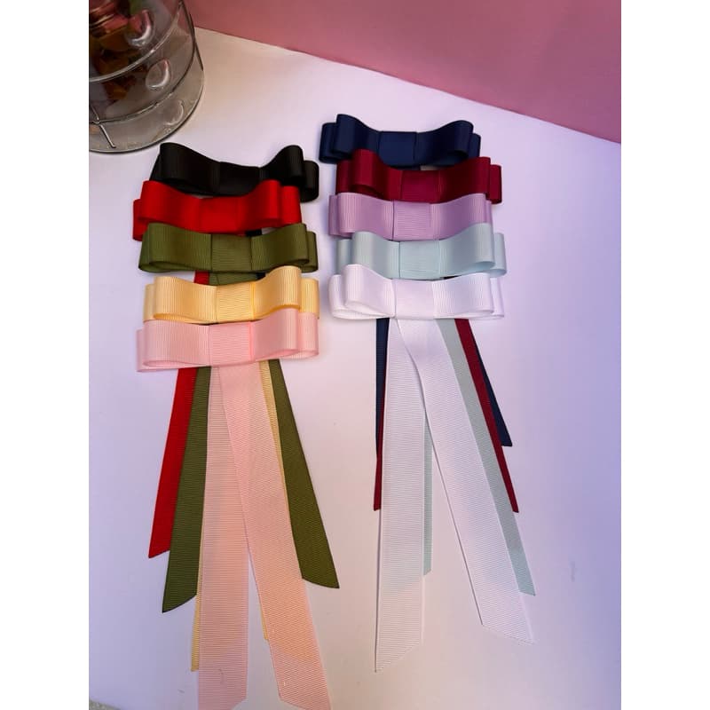 Laço com Ponta para Cabelo Feminino Infantil Adulto Laço de Cabelo Clássico Elegante