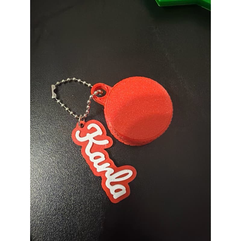Porta Objetos Lembrancinha Personalizada Com Nome Chaveiro