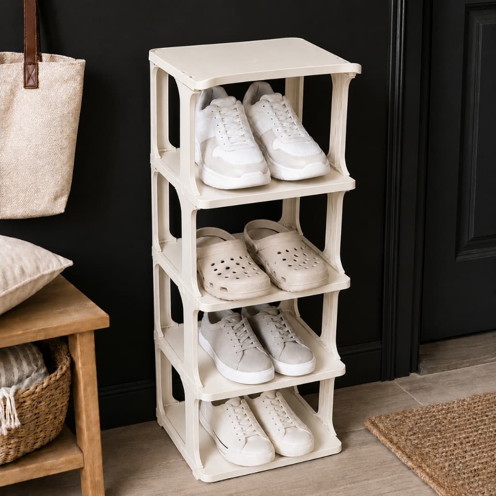 Sapateira Organizadora 5 Prateleiras Entrada Elegante Sapatos Tênis Organizadora Multiuso