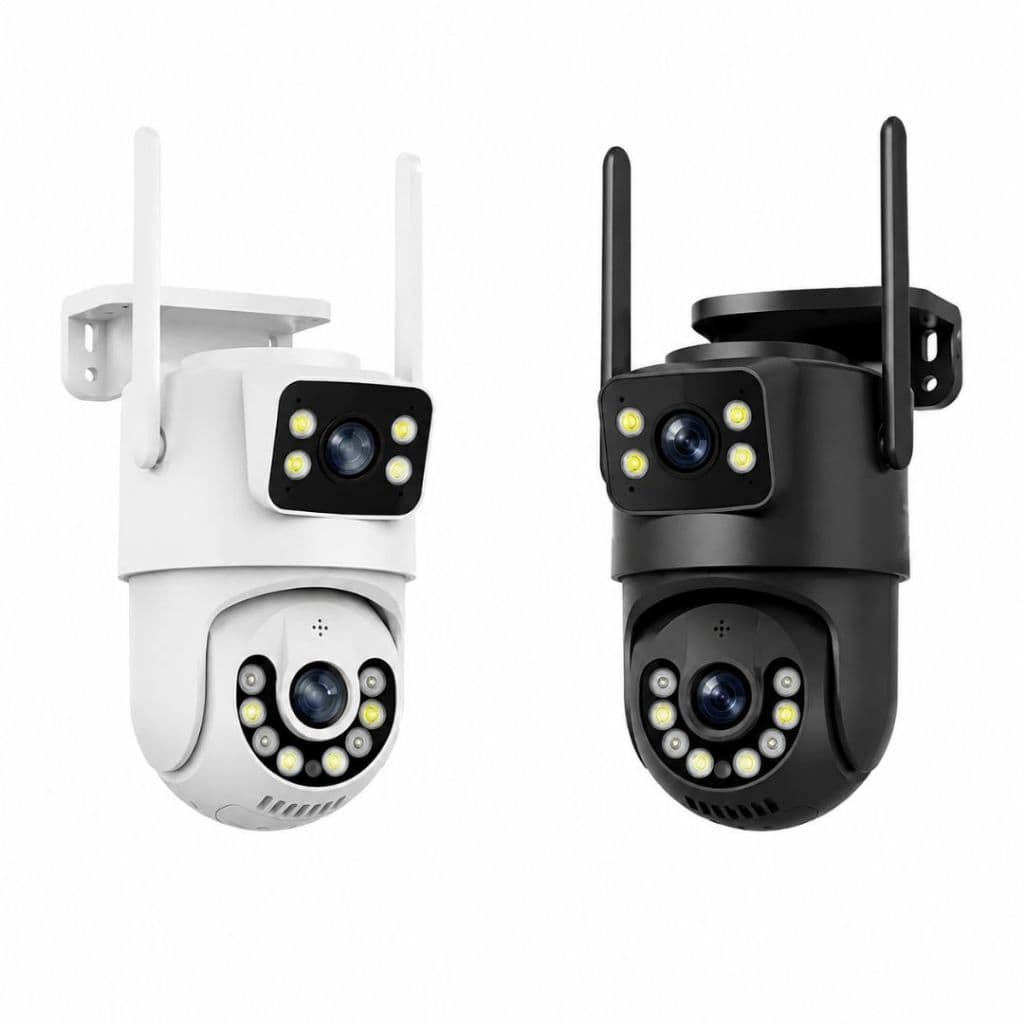 Câmera De Segurança a Prova de água Lente Dupla APP YOOSEE IP66 Camera IP WiFi 360
