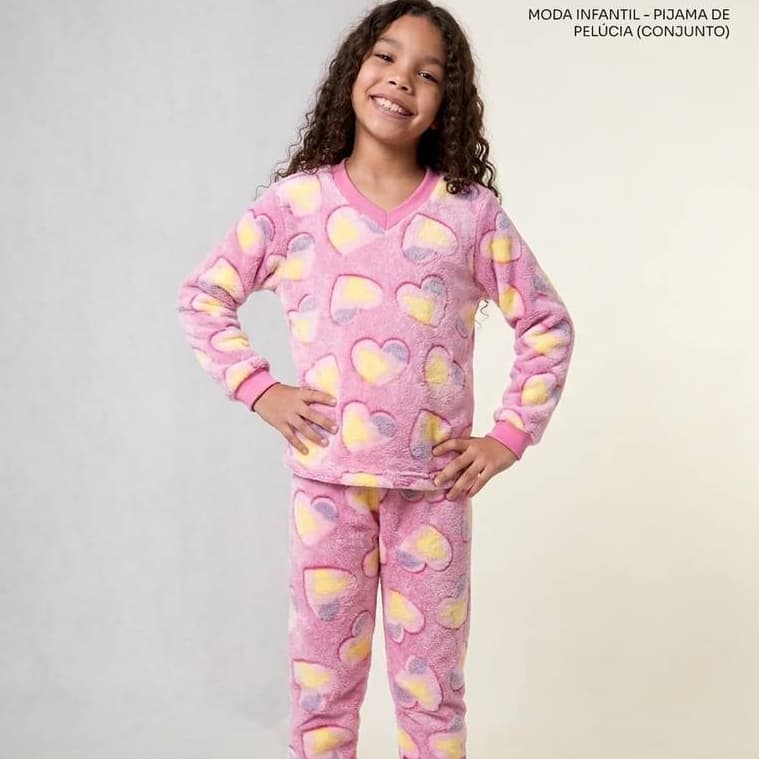 Pijama Infantil Menino Menina Conjunto Leve e Confortável para Crianças