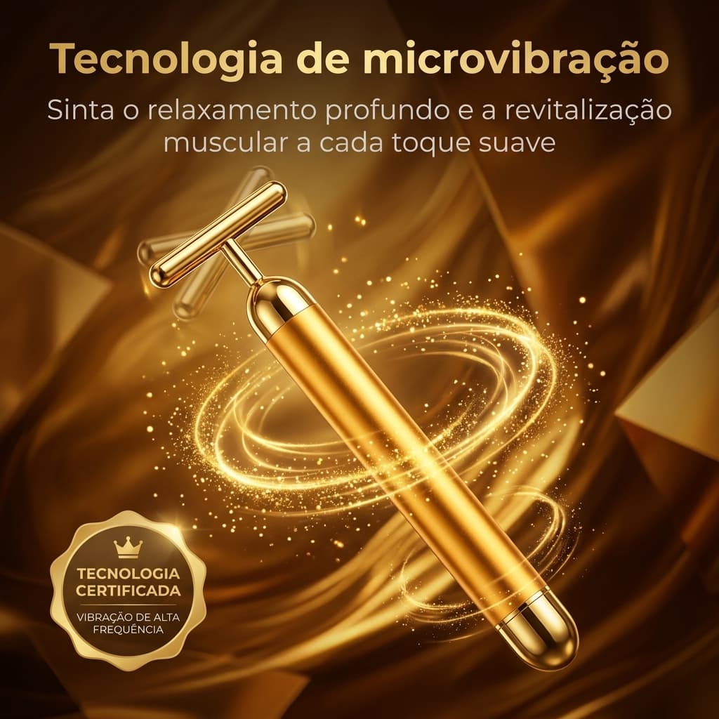 Dispositivo de Massagem Elétrica Massageador Facial Vibração Afina Rosto Bastão Mágico Anti Olheira