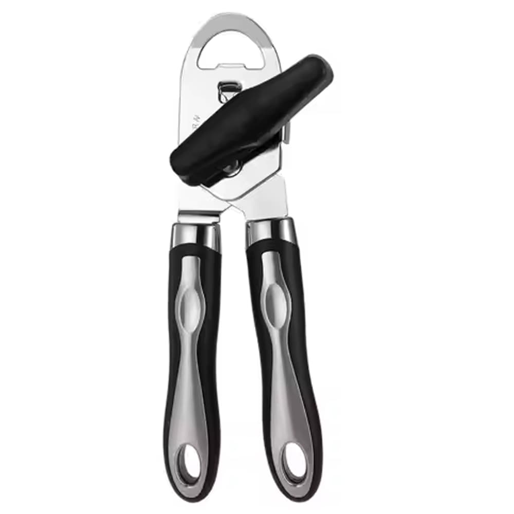 Abridor De Latas E Garrafas Aço Inox Manivela Profissional Casa WL-2552