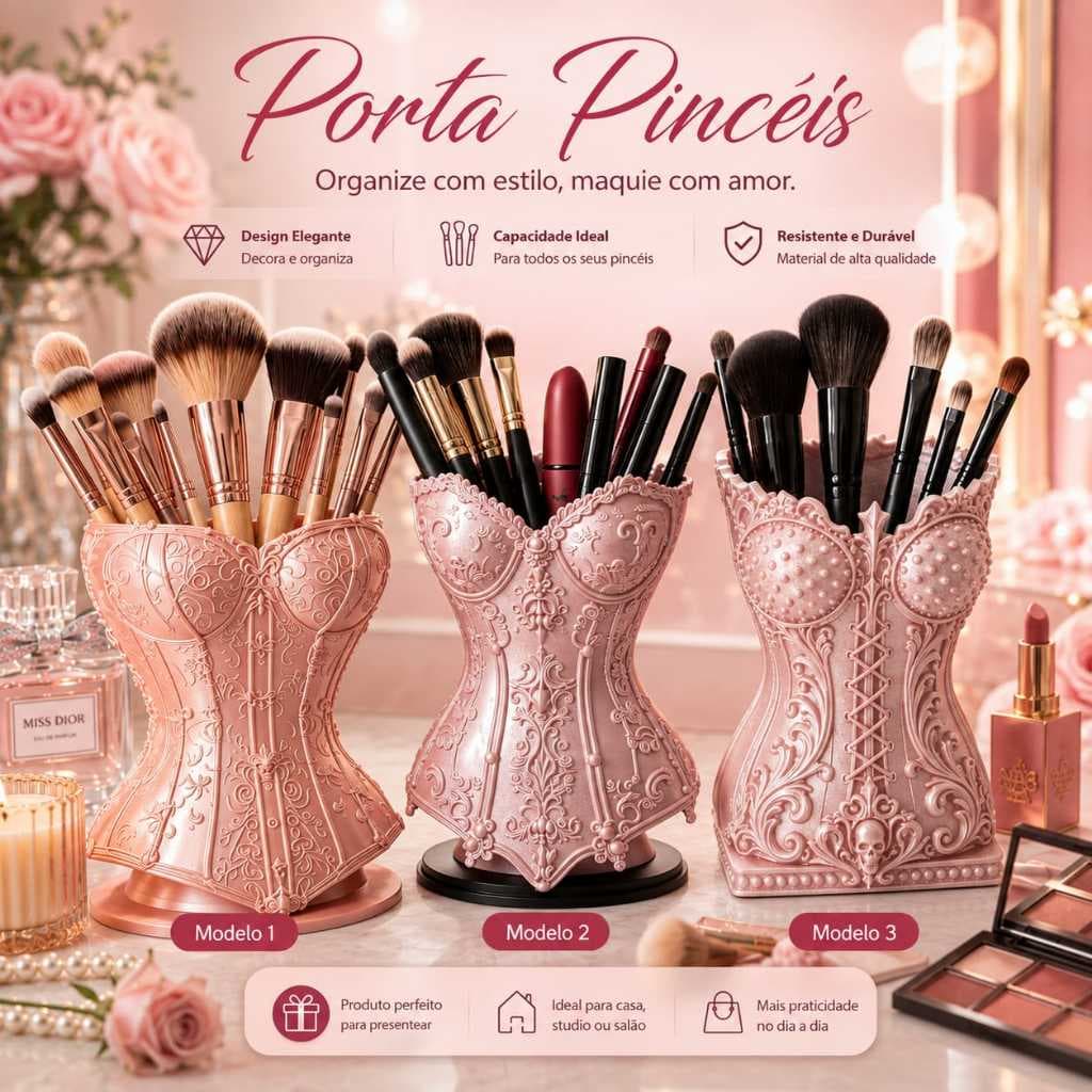 Organizador suporte Para Maquiagem Multiuso para Cosméticos Sala Escritório organizador porta pincéis