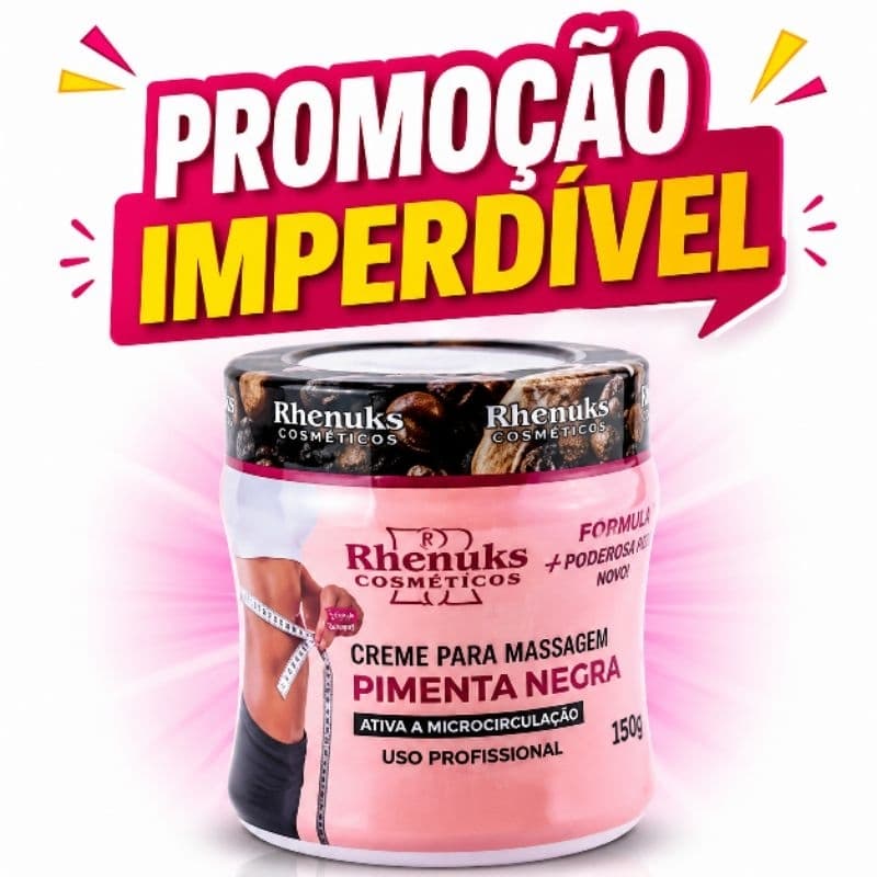 Gel Massageador Pimenta Negra Redutor De Medidas 200g