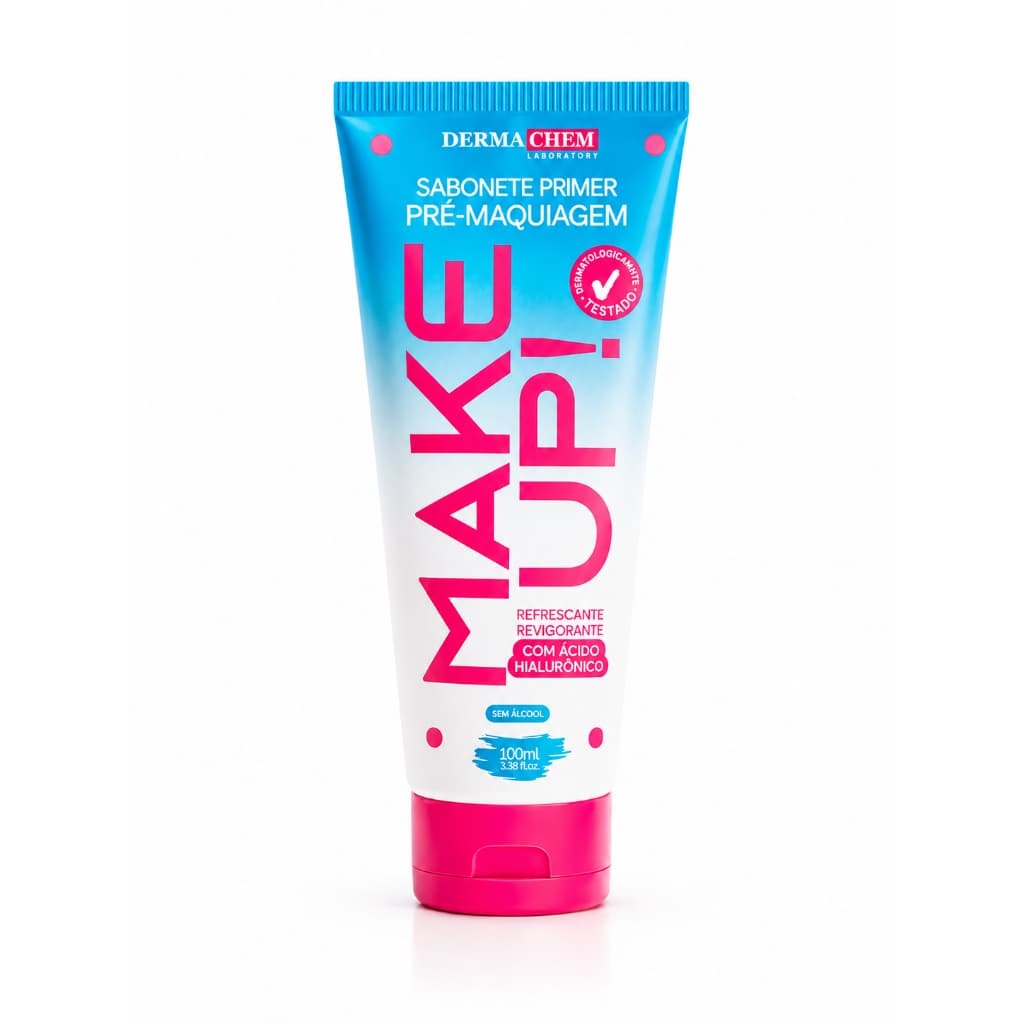 Primer Make Up 100ml Sabonete Facial Dermachem Pré Maquiagem