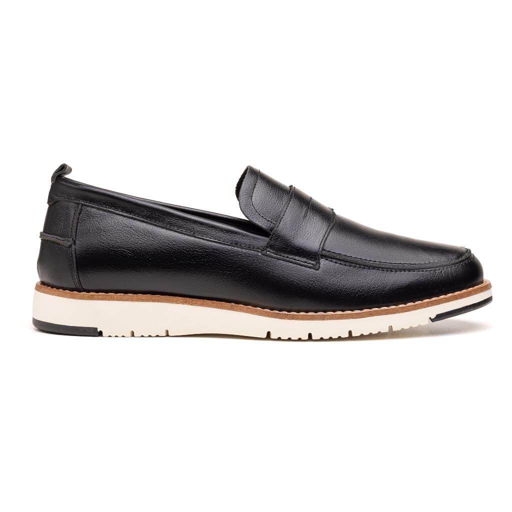 Sapato Social Loafer Masculino em Couro Legitimo com Conforto e Versatilidade