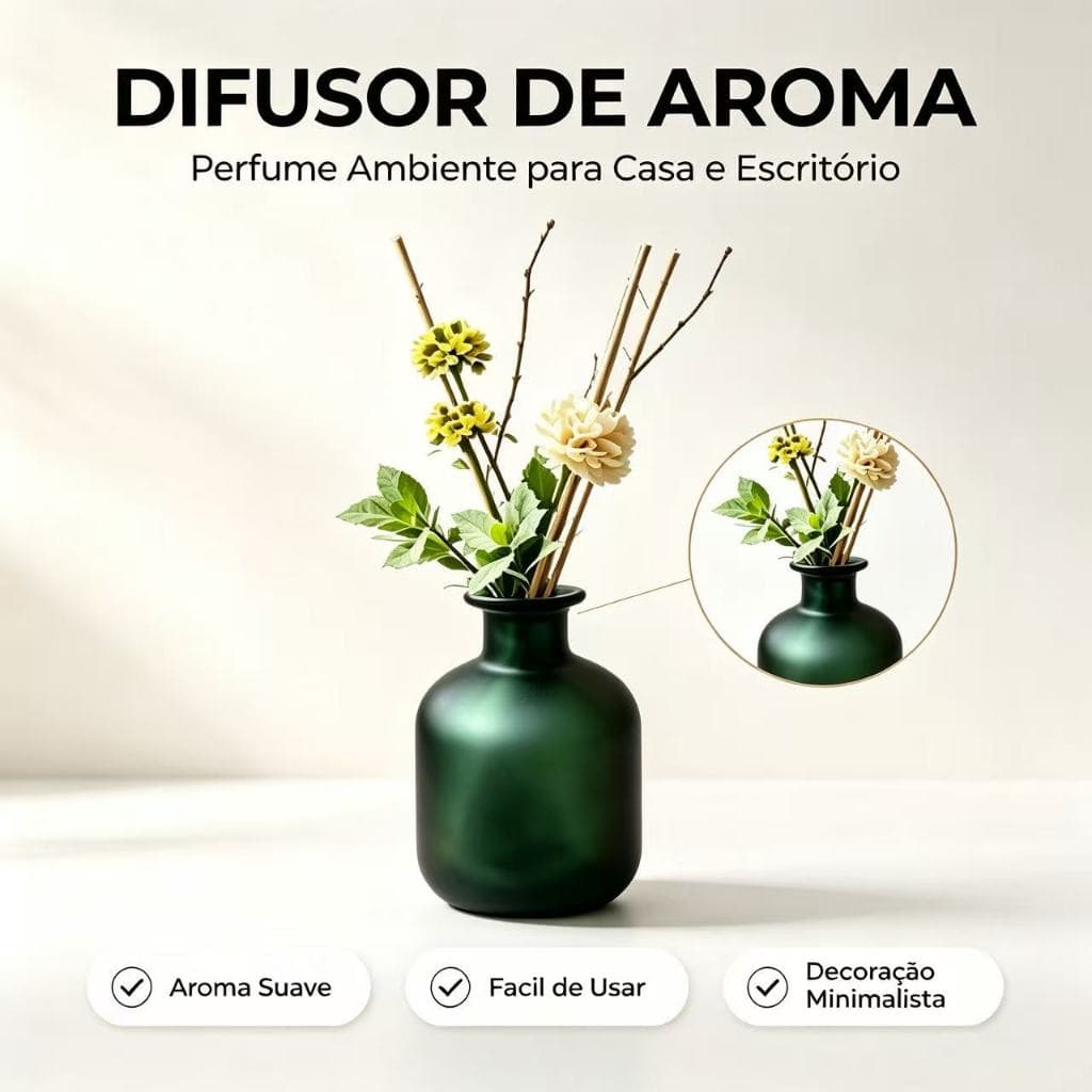 Difusor Aromatizador Difusor Aromatizador Decorativo para Ambiente Interno