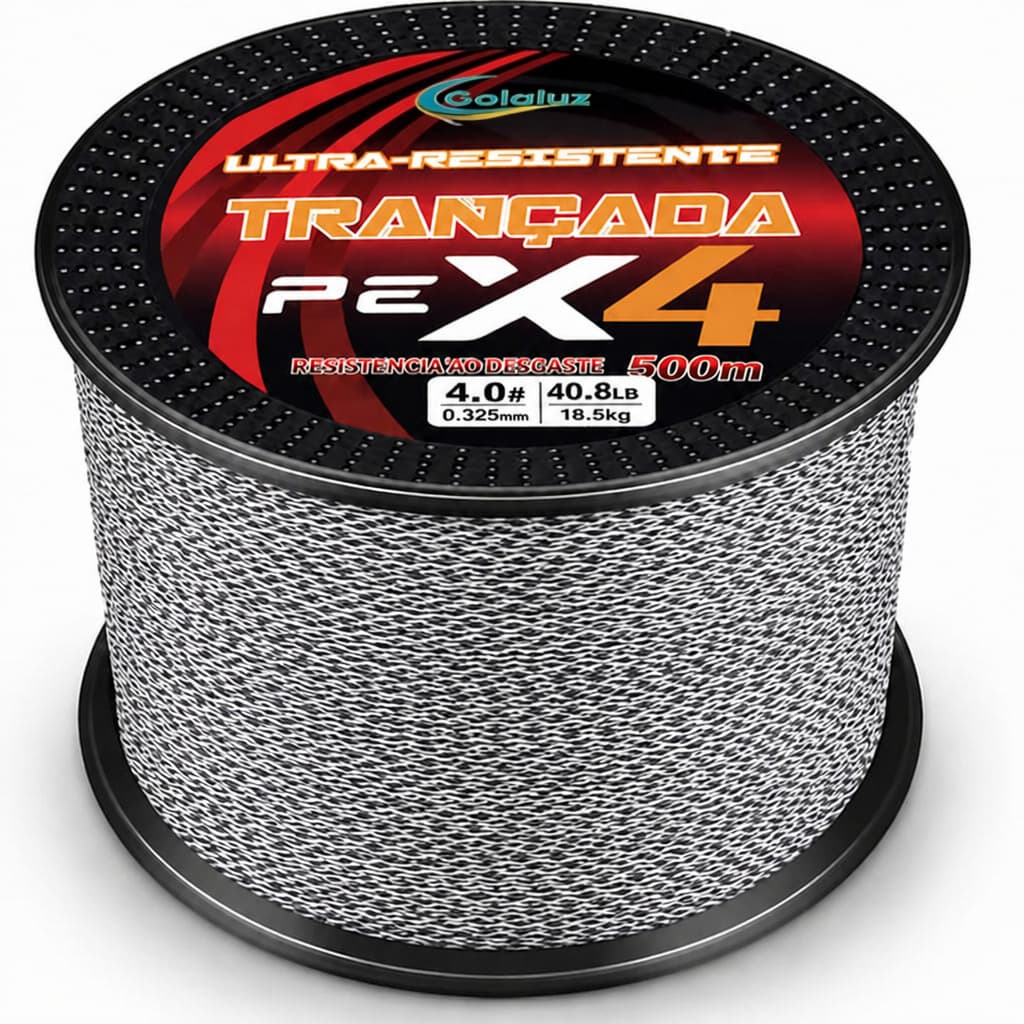 Linha De Pesca Entrançada 500m 300m 4 Fios Multifilamentos Fio De Pesca Carpa Pesca16-82lb Desgaste