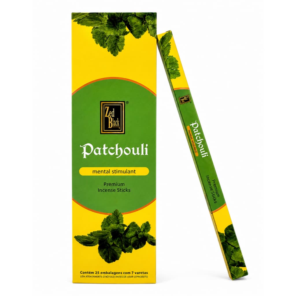 Incenso Patchouli Zed Black Indiano