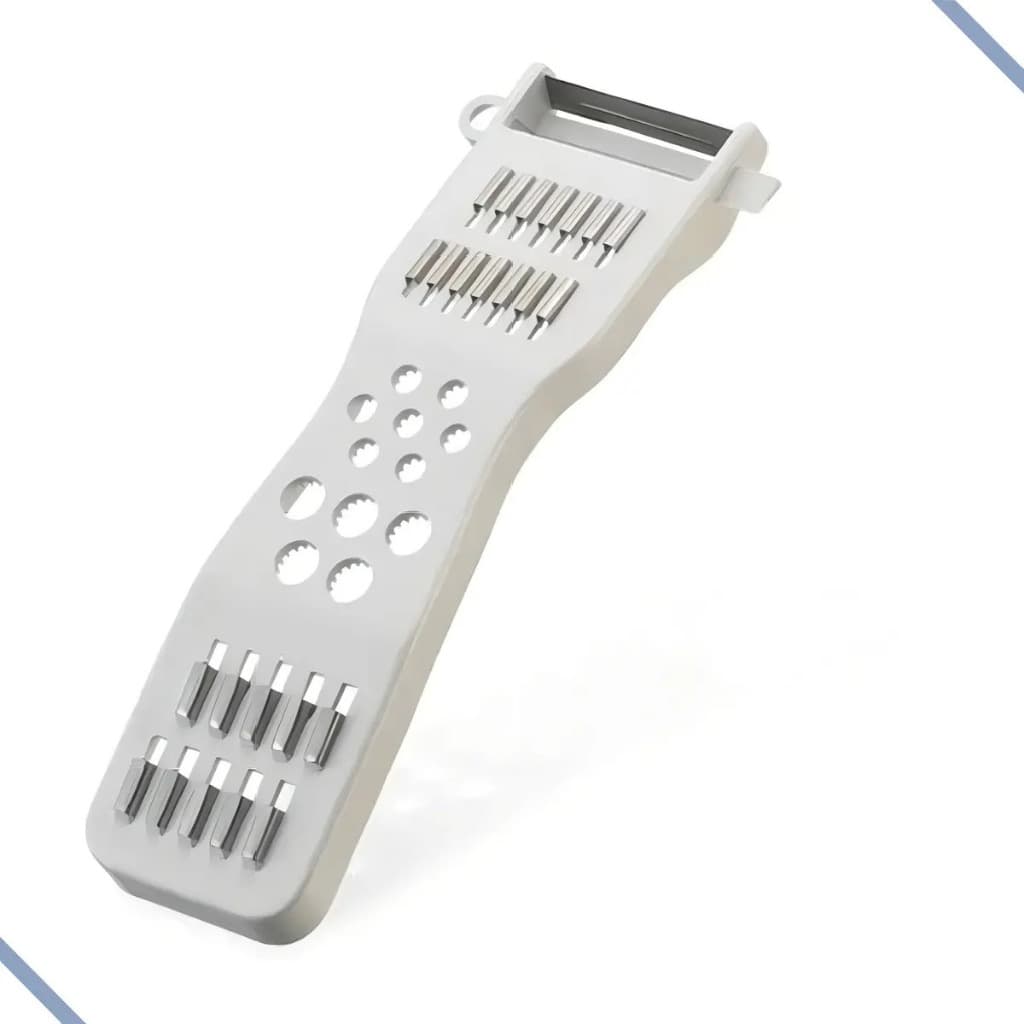 Ralador Descascador 5 Em 1 Fatiador Legumes Verduras Frutas Manual Multifuncional KEITA