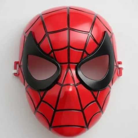 Máscara Infantil Heroi Vermelha Fantasia Festa Carnaval Cosplay