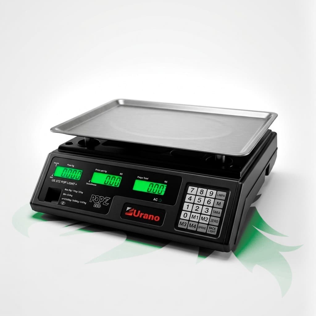 Balança Comercial Digital Urano Pop Z Eco 31kg Com Bateria