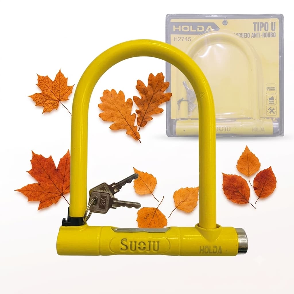Cadeado de Arco Longo 40mm Com 02 Chaves