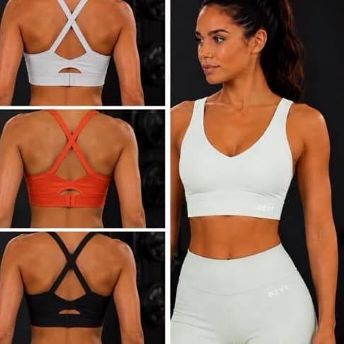 Top Cropped Academia Sustentação Costas Em X Ginástica Crossfit Corrida Confortável Com Ajuste Traseiro Premium