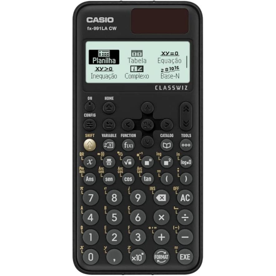 Calculadora Casio Científica FX-991LACW com 550 Funções