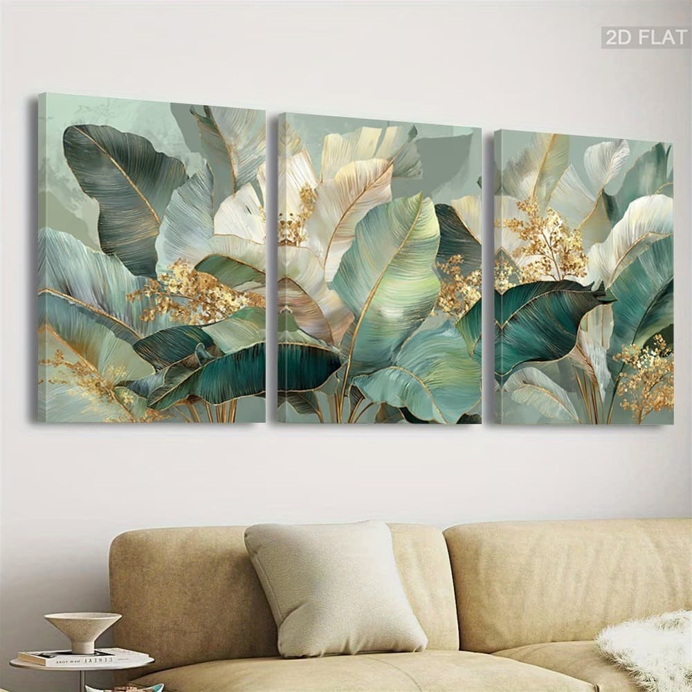 quadro decorativo flor verde 60x40