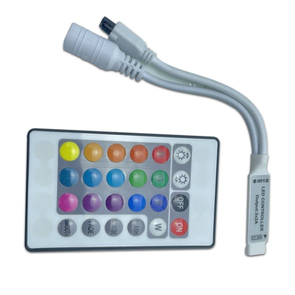 Controle Fita Led Rgb 5050 3528