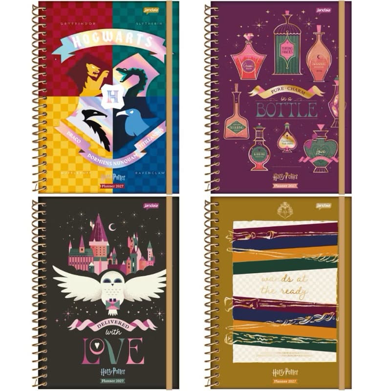 Agenda planner Harry Potter 2027 Espiral Jandaia