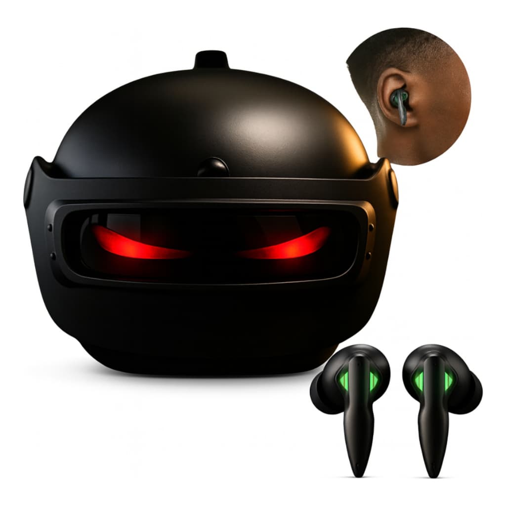 Fone De Ouvido Gamer Bluetooth 5.4 Cancelamento De Ruido Bateria Longa Duração Som Imersivo Para Jogos - Kaidi