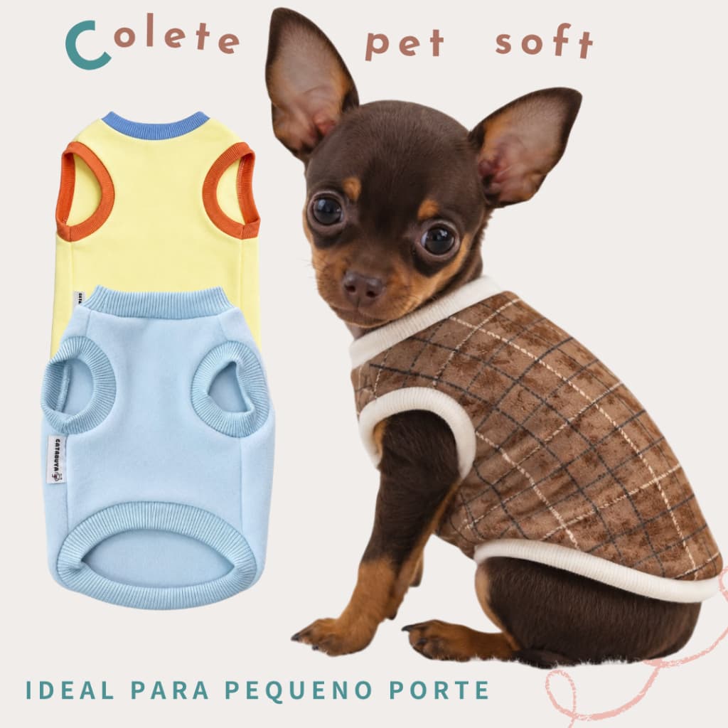 Roupa cachorro filhote pequeno porte pinscher 0 inverno quente soft malha verão cães e gatos colete