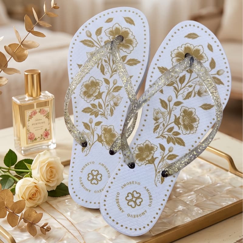 Chinelo Feminino Estampado Amorevo Super Confortável Leve e Macio – do 33 ao 42